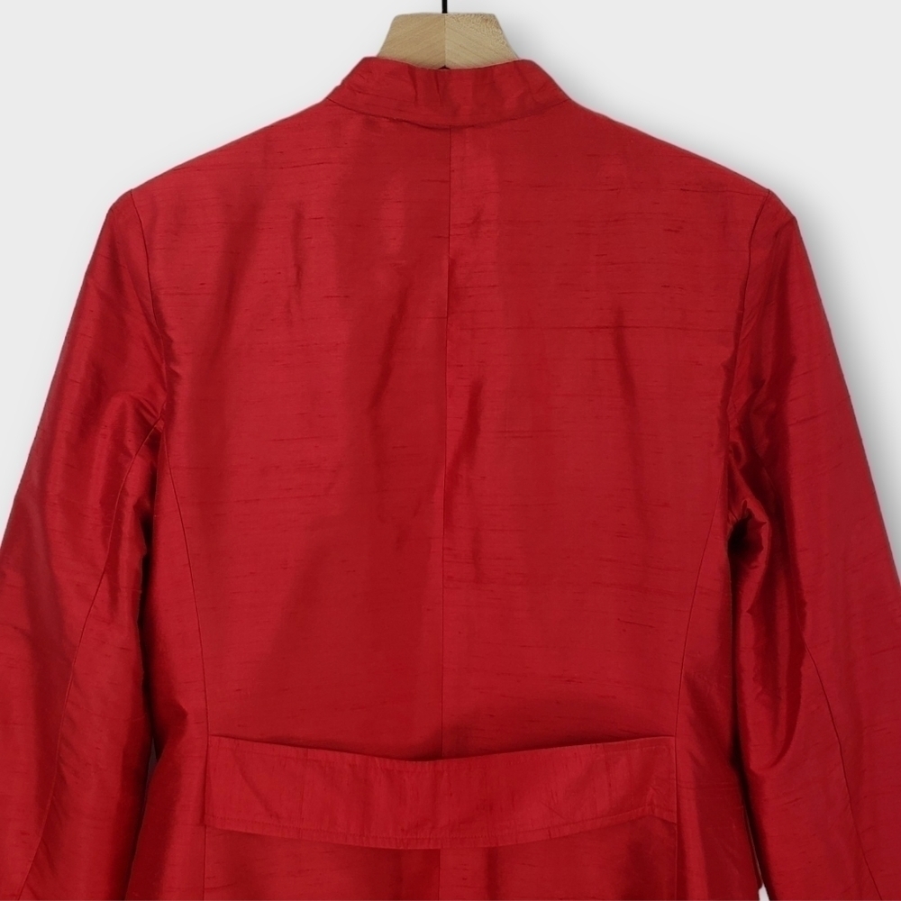 Bob Mackie Studio Silk Jacket Size 6 - Picture 6 of 11